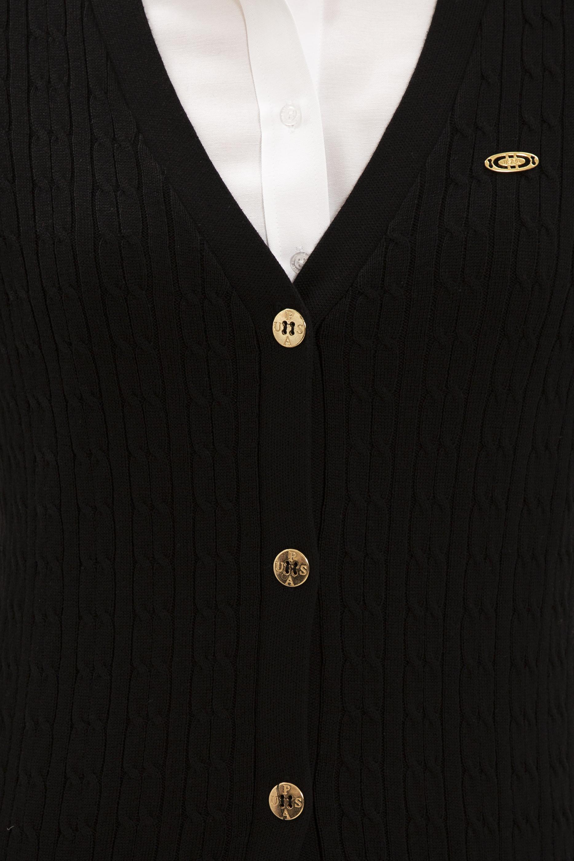 Kadın Siyah Triko Hırka