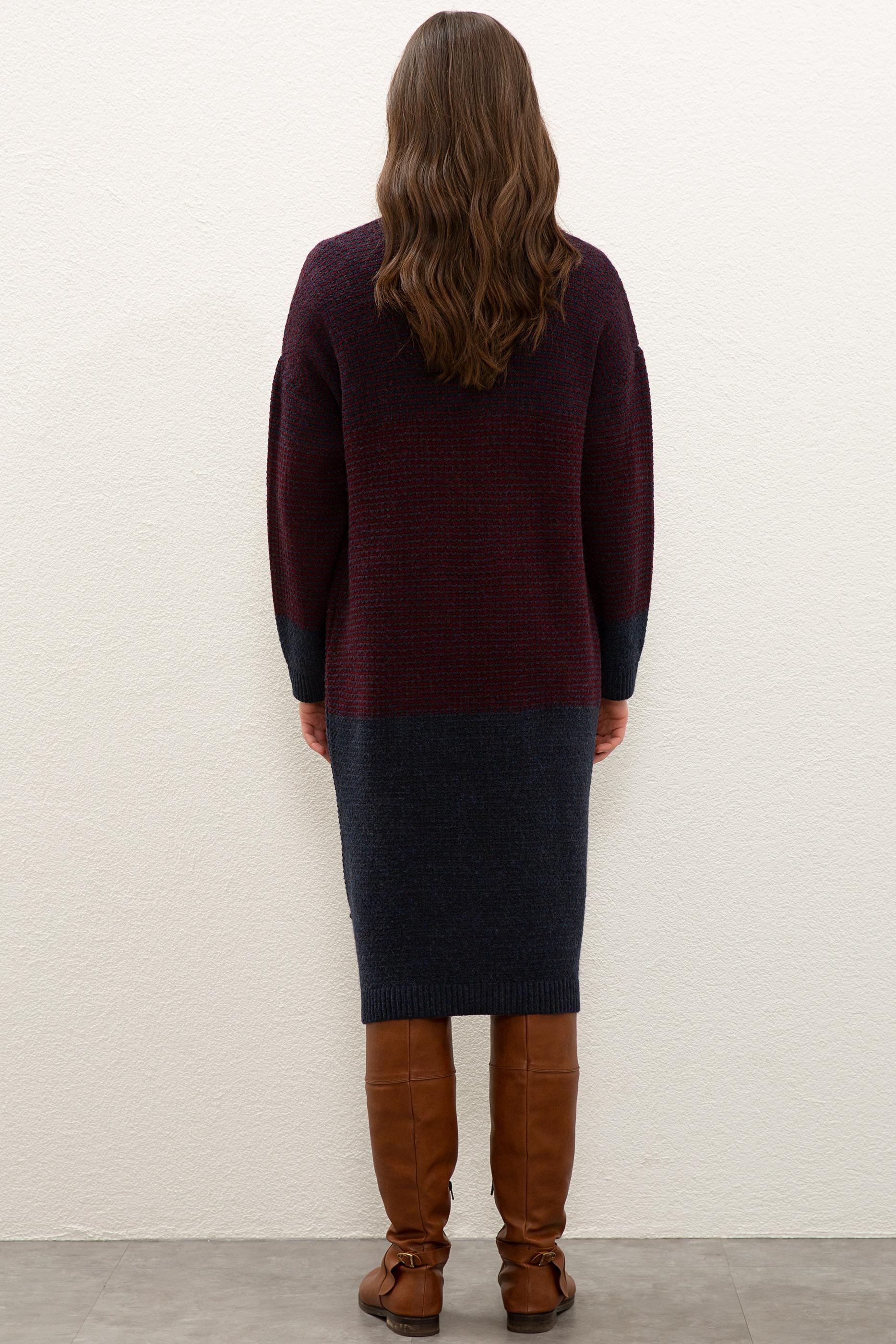 Kadın Lacivert Triko Hırka