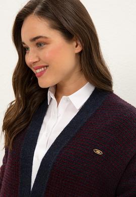 Kadın Lacivert Triko Hırka - 50225308011