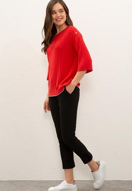 Kadın Siyah Pantolon - 50225660027