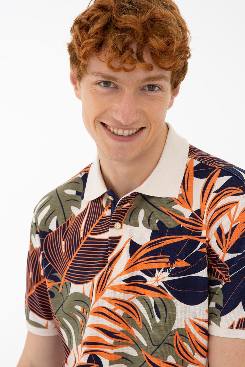 Erkek Turuncu Polo Yaka Tişört - 50231994010