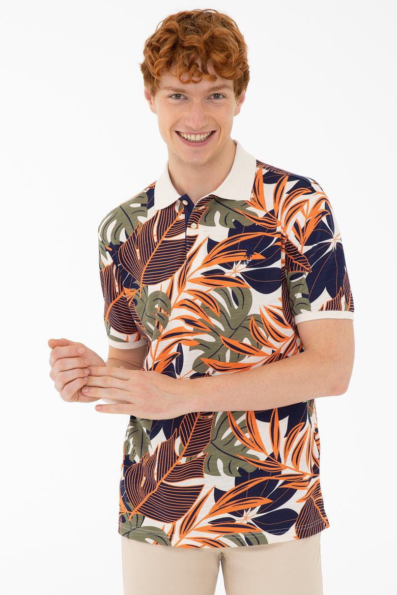 Erkek Turuncu Polo Yaka Tişört