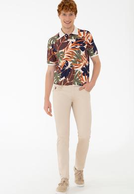 Erkek Turuncu Polo Yaka Tişört - 50231994010