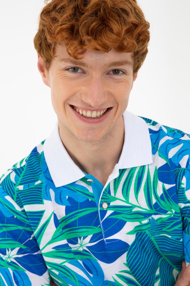 Erkek Elma Yeşili Polo Yaka Tişört