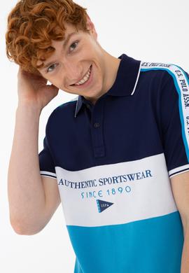 Erkek Kobalt Polo Yaka Tişört - 50235333028