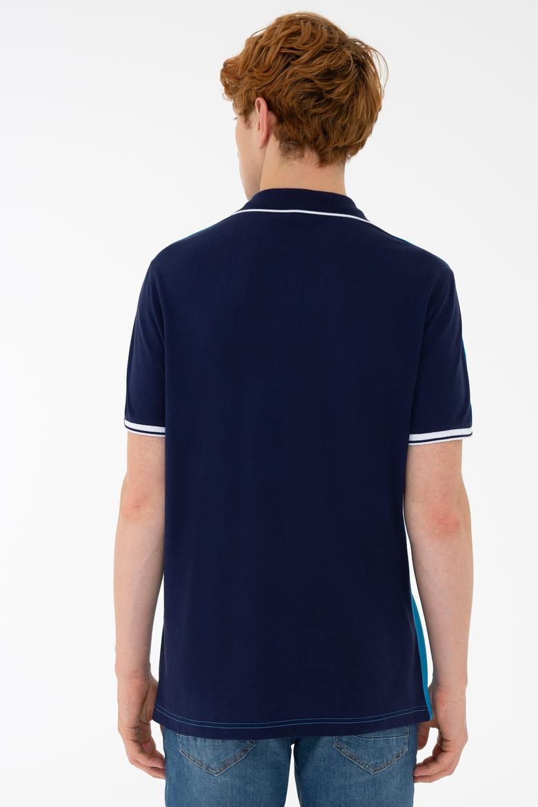 Erkek Kobalt Polo Yaka Tişört - 50235333028