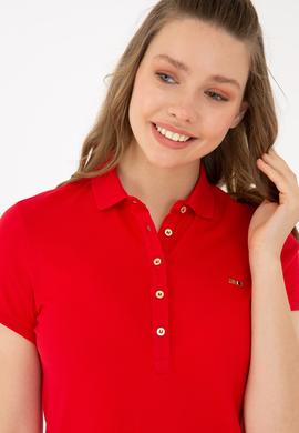 Kadın Kırmızı Örme Elbise - 50245198016