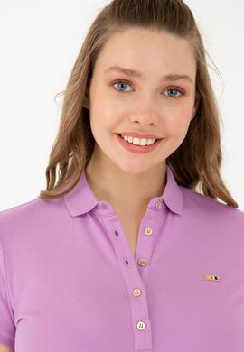 Kadın Eflatun Örme Elbise - 50245198055