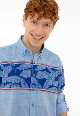 Erkek Lacivert Uzun Kollu Gömlek - 50218681009