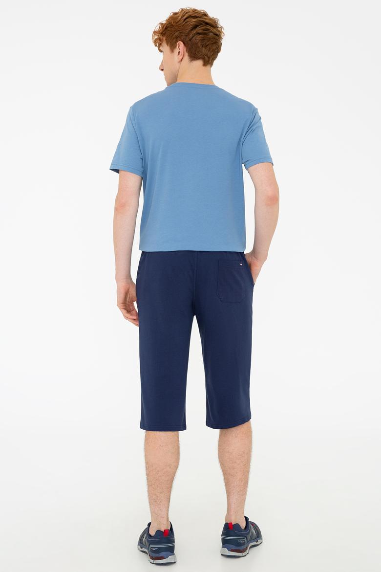 Erkek Lacivert Örme Şort - 50232294008