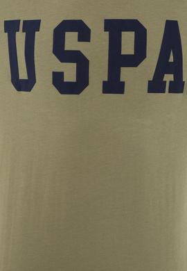 Erkek Haki Bisiklet Yaka Basic T-Shirt - 50232300097