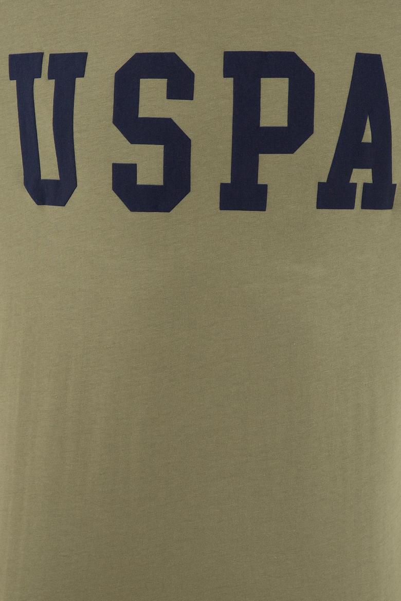 Erkek Haki Bisiklet Yaka Basic T-Shirt - 50232300097