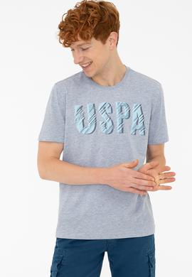 Erkek Gri Melanj Tişört - 50238273027