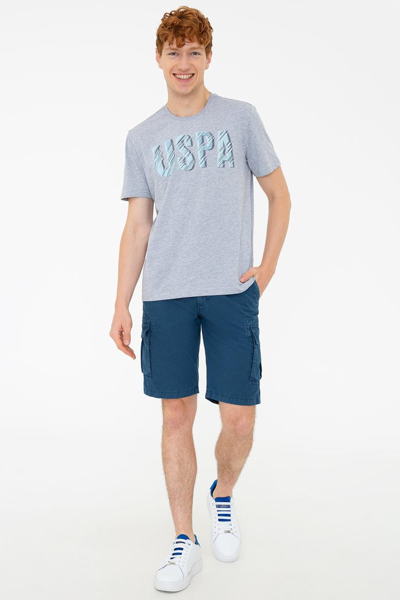 Erkek Gri Melanj Tişört - 50238273027