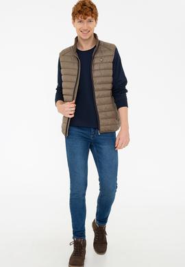 Erkek Kahverengi Yelek - 50237964025