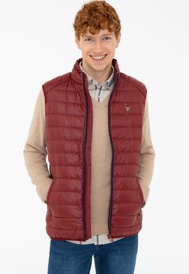 Erkek Bordo Yelek - 50237964053