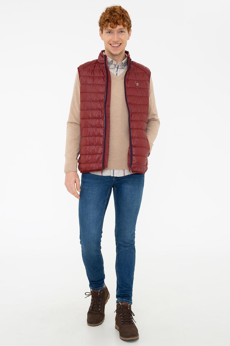 Erkek Bordo Yelek - 50237964053