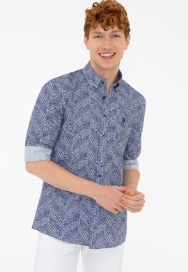 Erkek Lacivert Uzun Kollu Gömlek - 50240870001