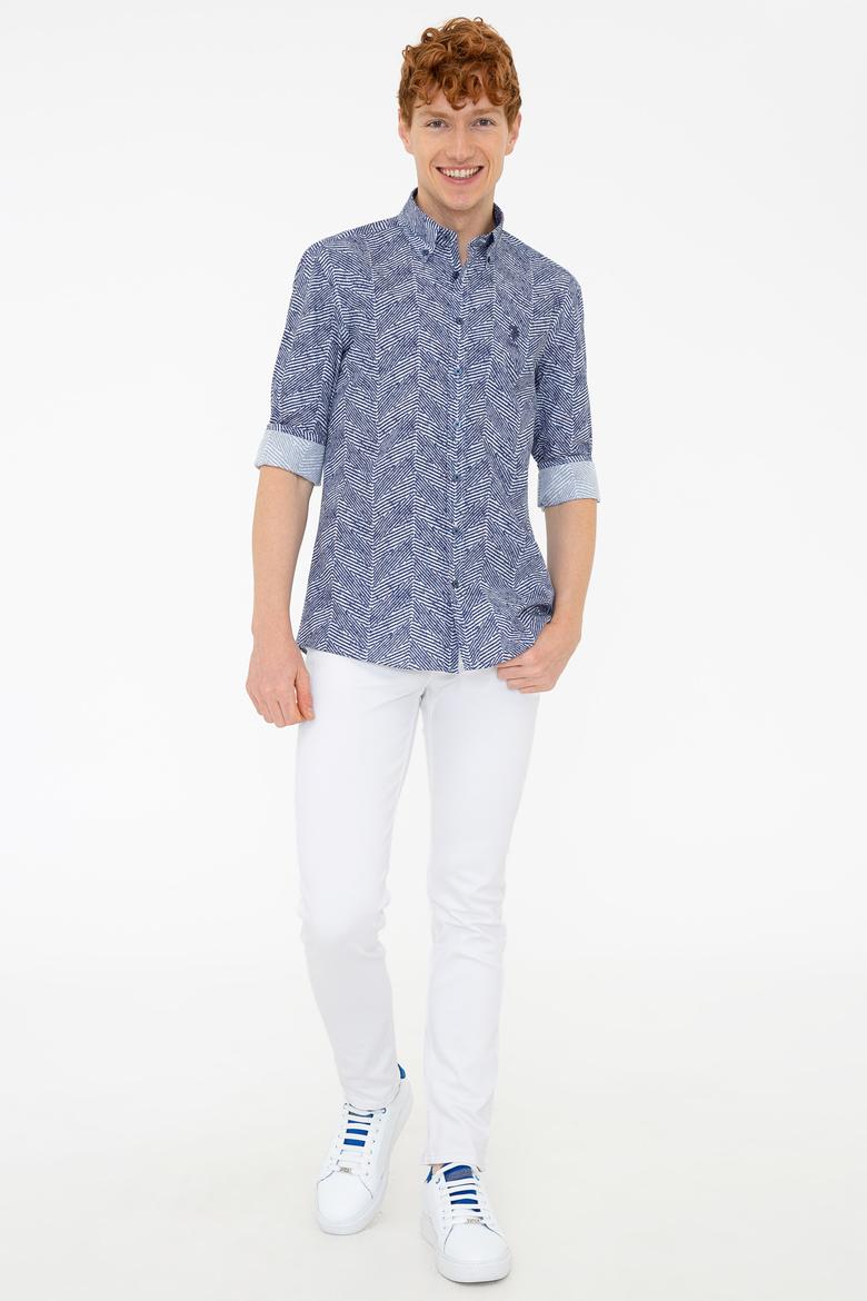 Erkek Lacivert Uzun Kollu Gömlek - 50240870001