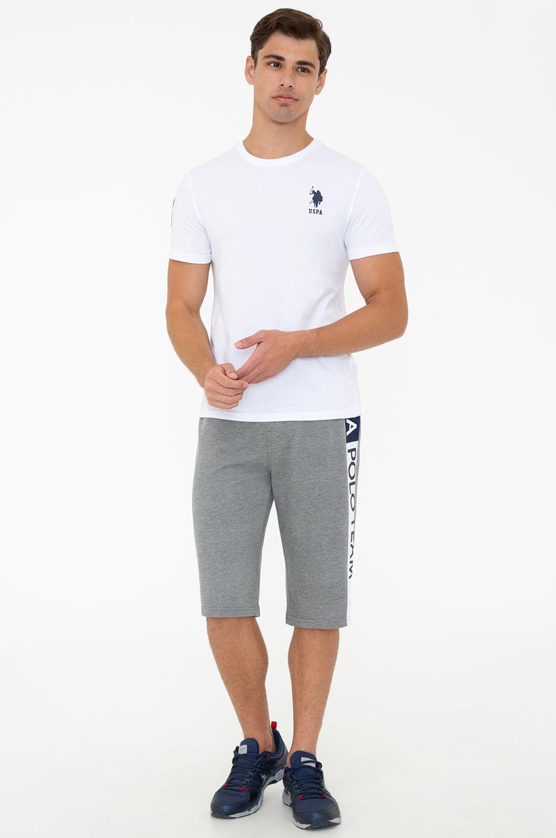 Erkek Antrasit Melanj Örme Şort