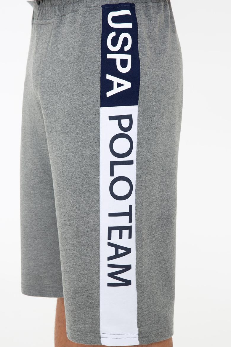 Erkek Antrasit Melanj Örme Şort - 50232521024