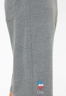 Erkek Antrasit Melanj Örme Şort - 50232521024