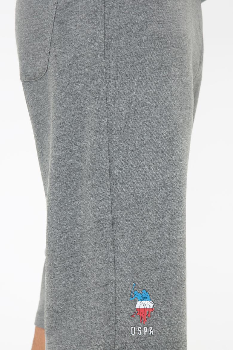 Erkek Antrasit Melanj Örme Şort - 50232521024