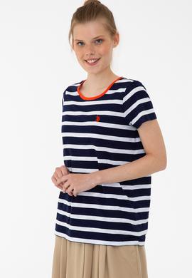 Kadın Lacivert Tişört - 50242456014
