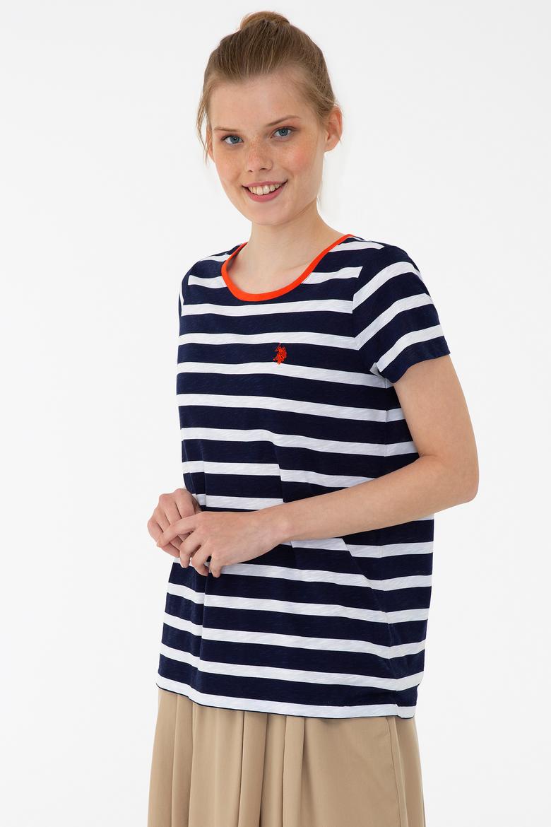 Kadın Lacivert Tişört - 50242456014