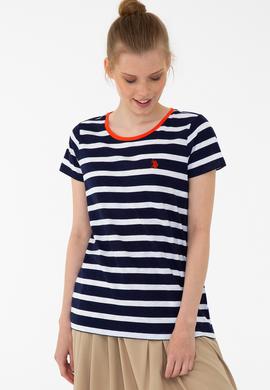 Kadın Lacivert Tişört - 50242456014