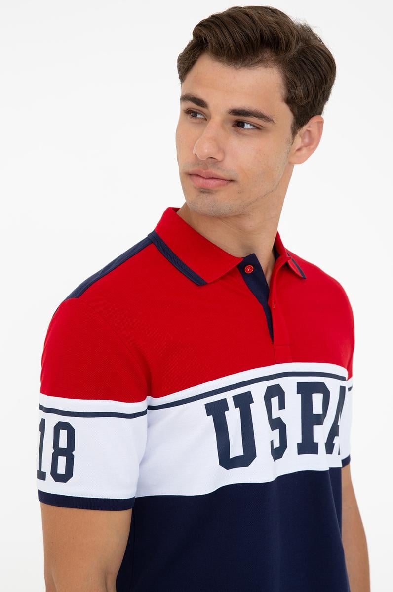 Erkek Basic Kırmızı Polo Yaka T-Shirt