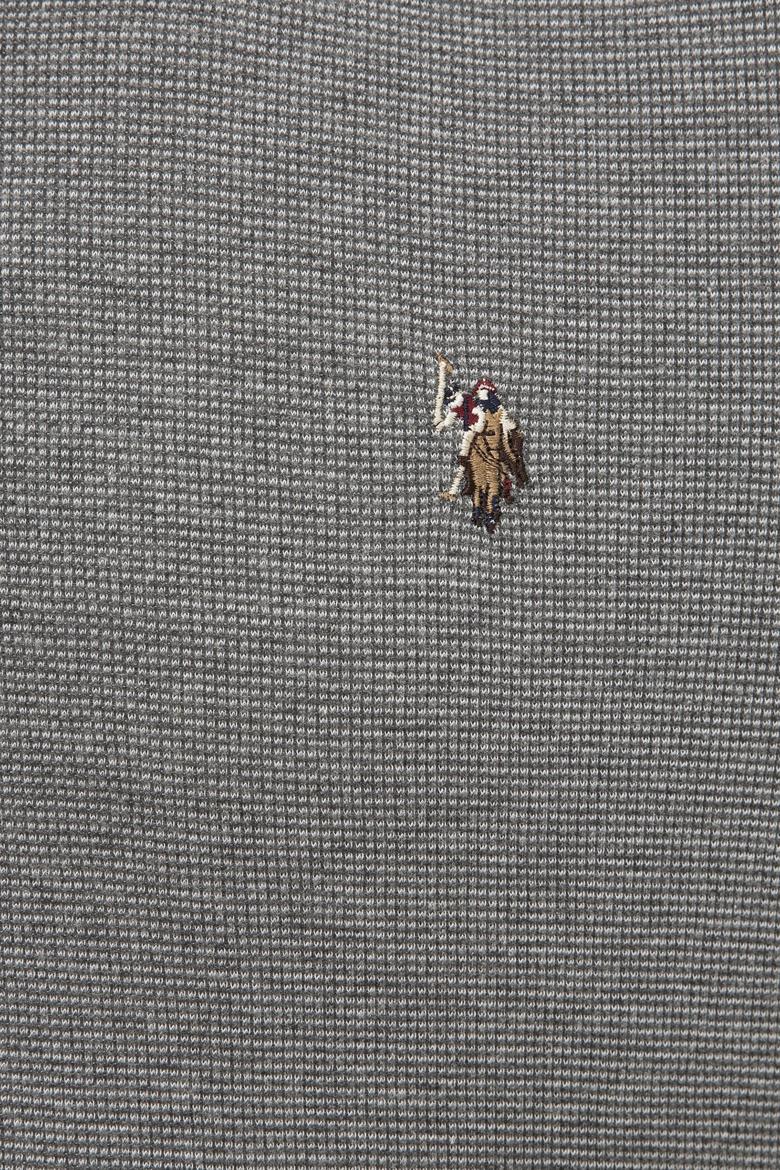 Erkek Antrasit Melanj Bisiklet Yaka Sweatshirt - 50225448021