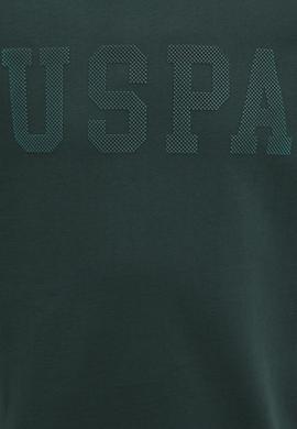 Erkek Koyu Yeşil Bisiklet Yaka Sweatshirt - 50225482012