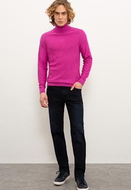 Erkek Mavi Denim Pantolon - 50228158020