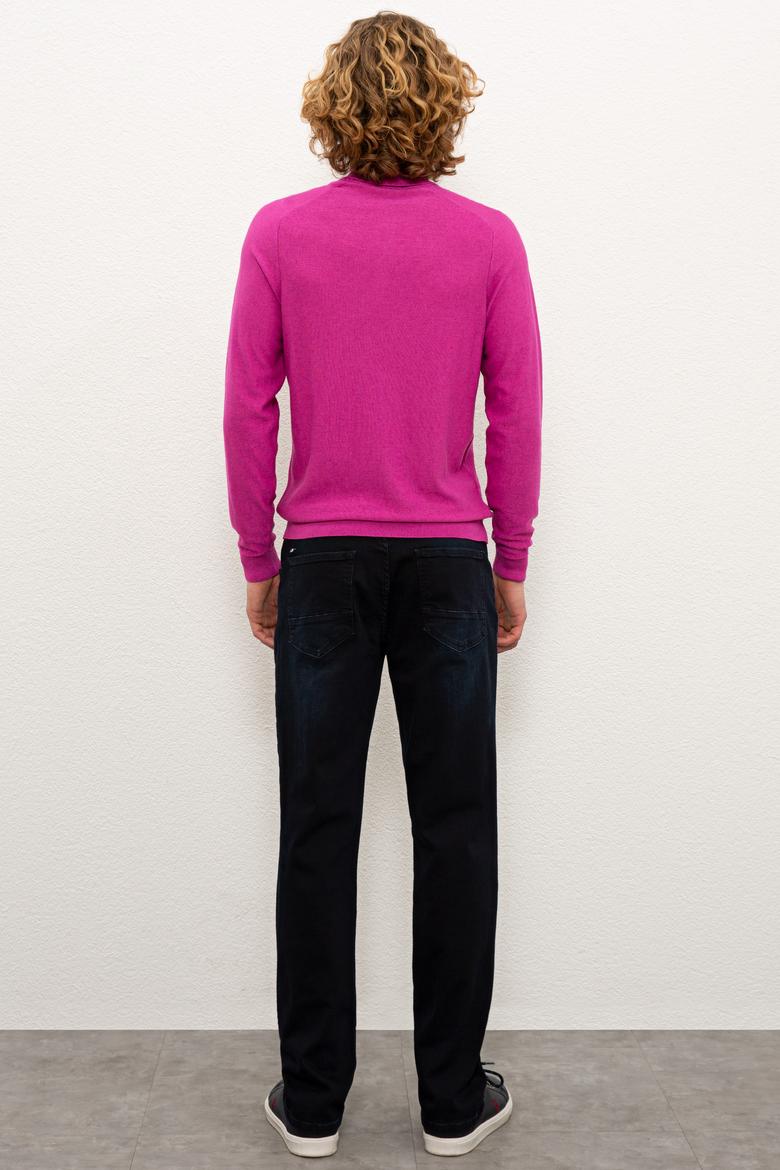 Erkek Mavi Denim Pantolon - 50228158020