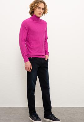 Erkek Mavi Denim Pantolon - 50228158020