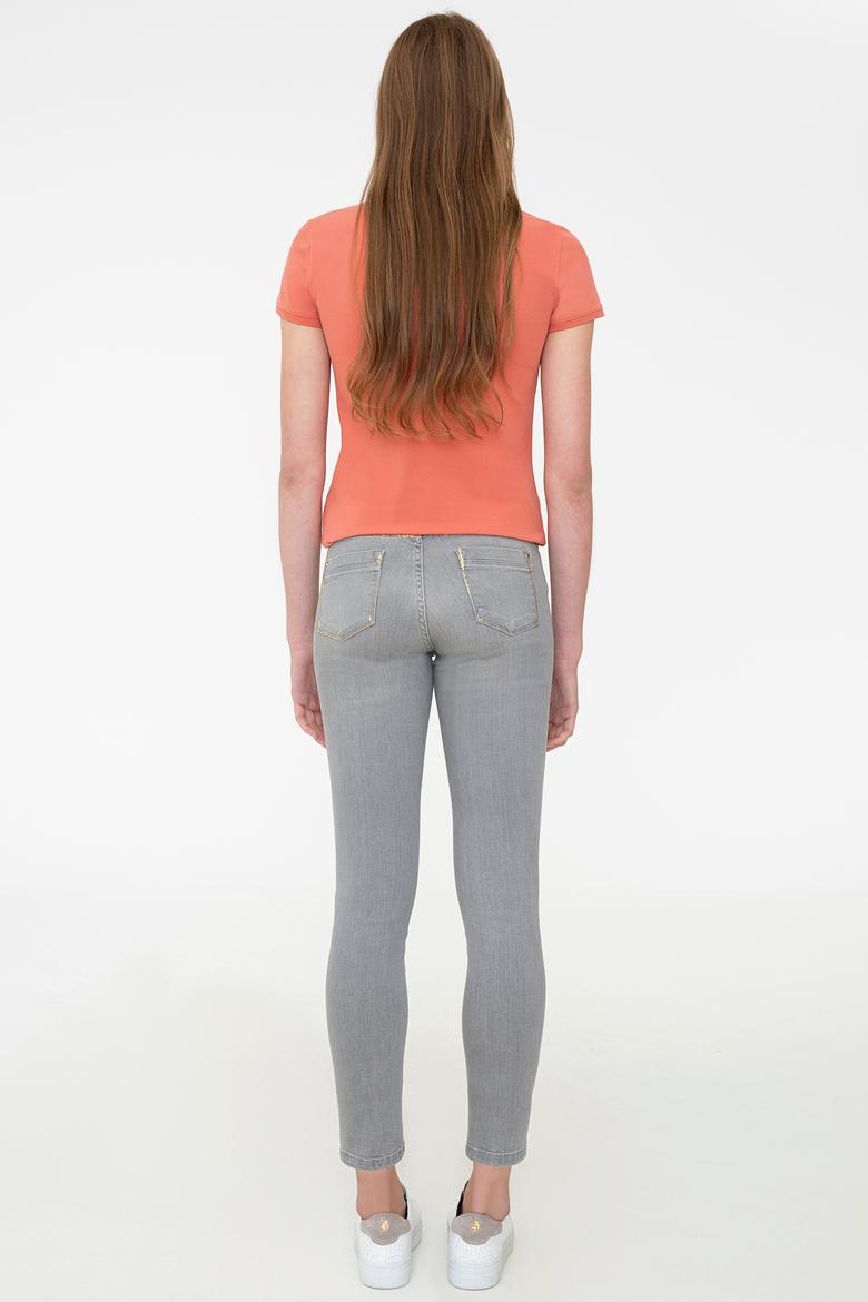 Kadın Mavi Denim Pantolon - 50203589006