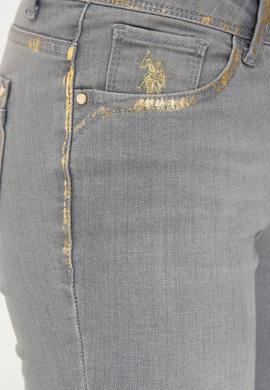 Kadın Mavi Denim Pantolon - 50203589006