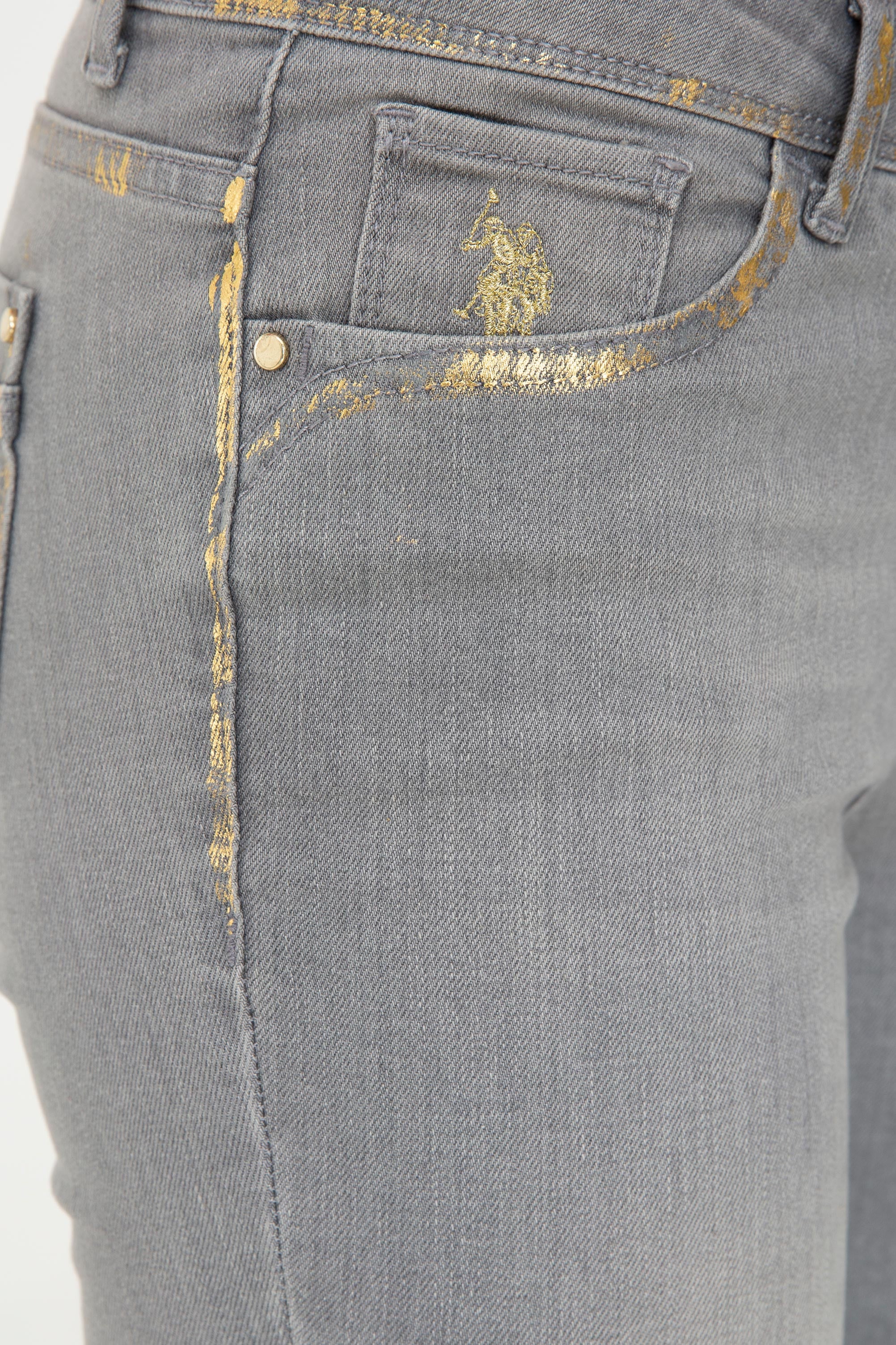 Kadın Mavi Denim Pantolon