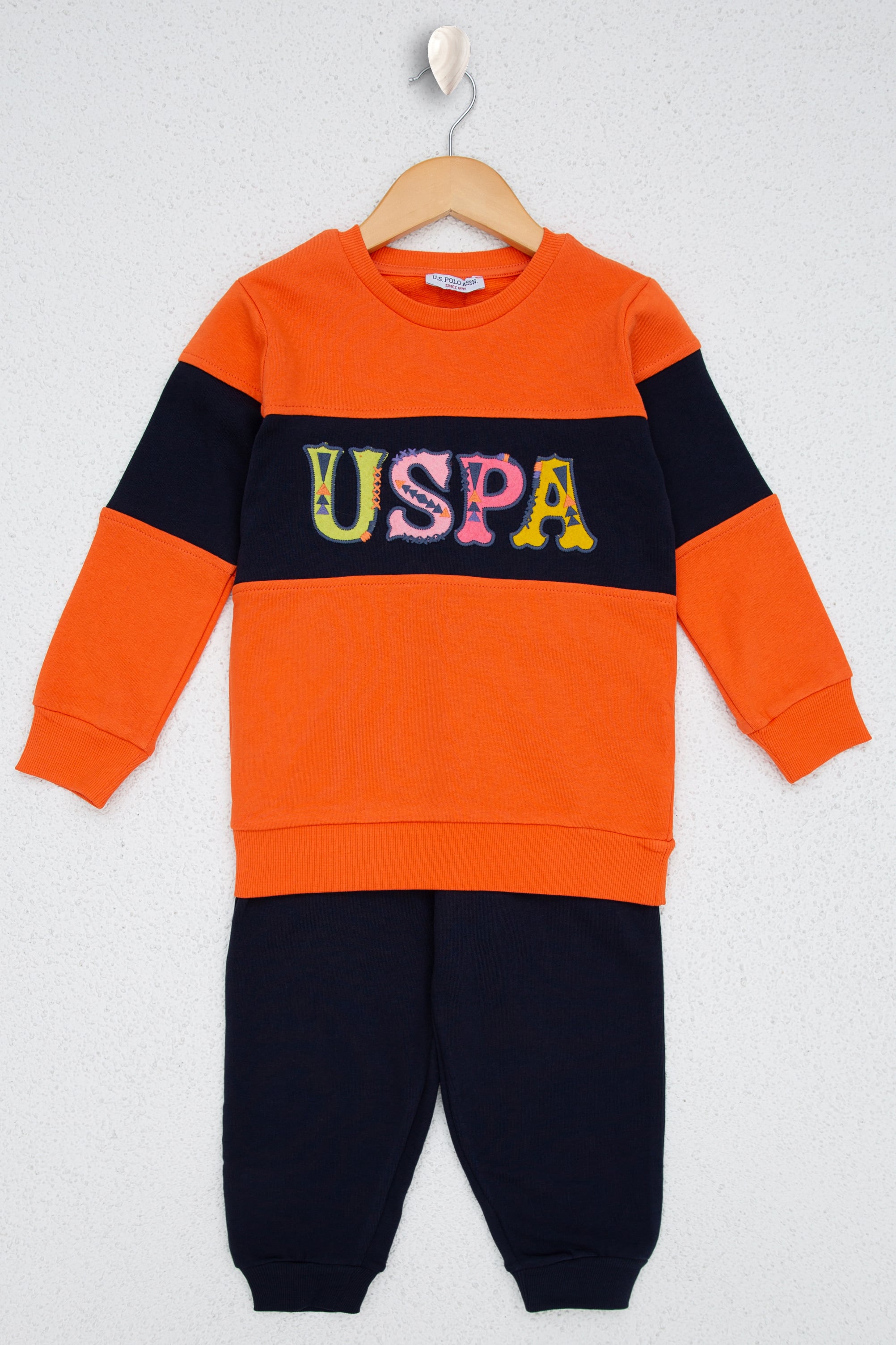 Kız Çocuk Turuncu Pijama Takımı - Image 1