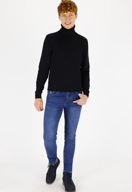 Erkek Siyah Basic Kazak - 50236961019