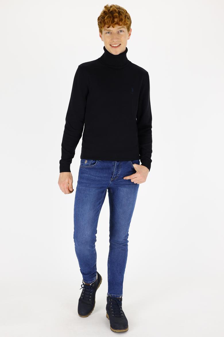 Erkek Siyah Basic Kazak - 50236961019