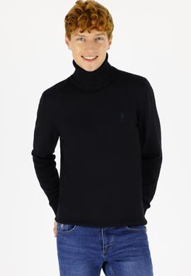 Erkek Siyah Basic Kazak - 50236961019