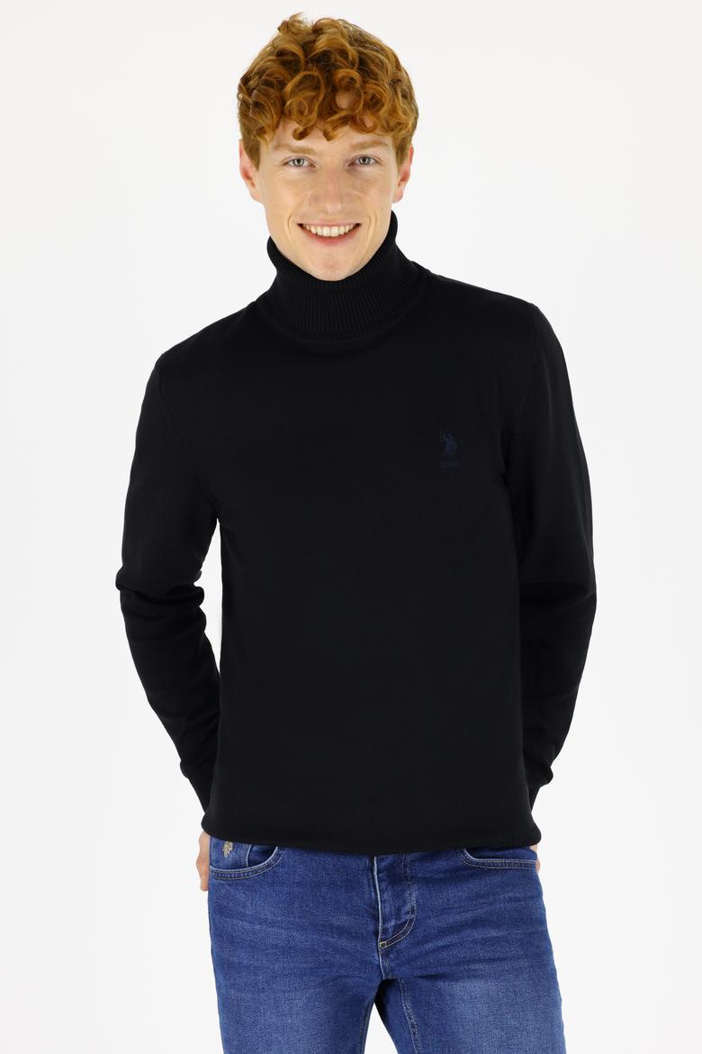 Erkek Siyah Basic Kazak