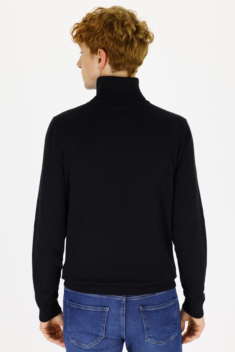 Erkek Siyah Basic Kazak - 50236961019