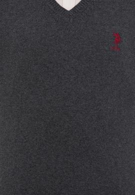 Erkek Antrasit Melanj Basic Kazak - 50224740073