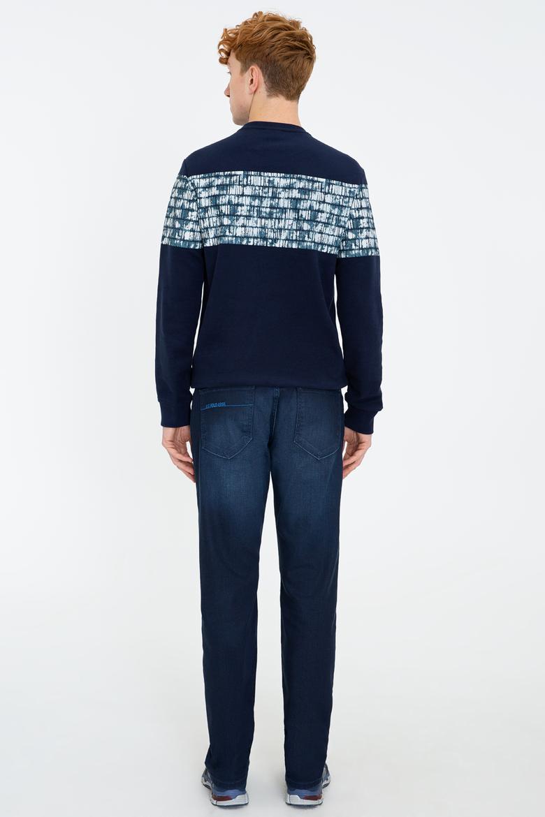 Erkek Mavi Denim Pantolon - 50207311004