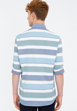 Erkek Koyu Mint Gömlek Uzunkol - 50237891014