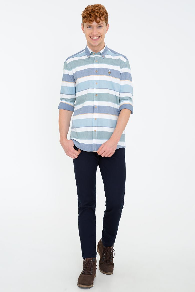 Erkek Koyu Mint Gömlek Uzunkol - 50237891014