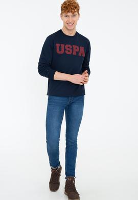 Erkek Lacivert Sweatshirt Basic - 50238100027